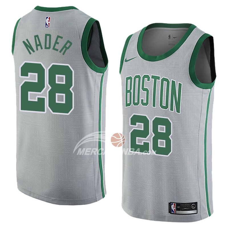Maglia Boston Celtics Abdel Nader Citta 2018 Grigio